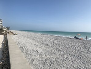On the beach