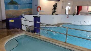 Indoor pool, a heated pool