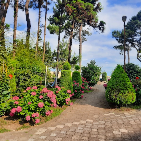 Overnatningsstedets område