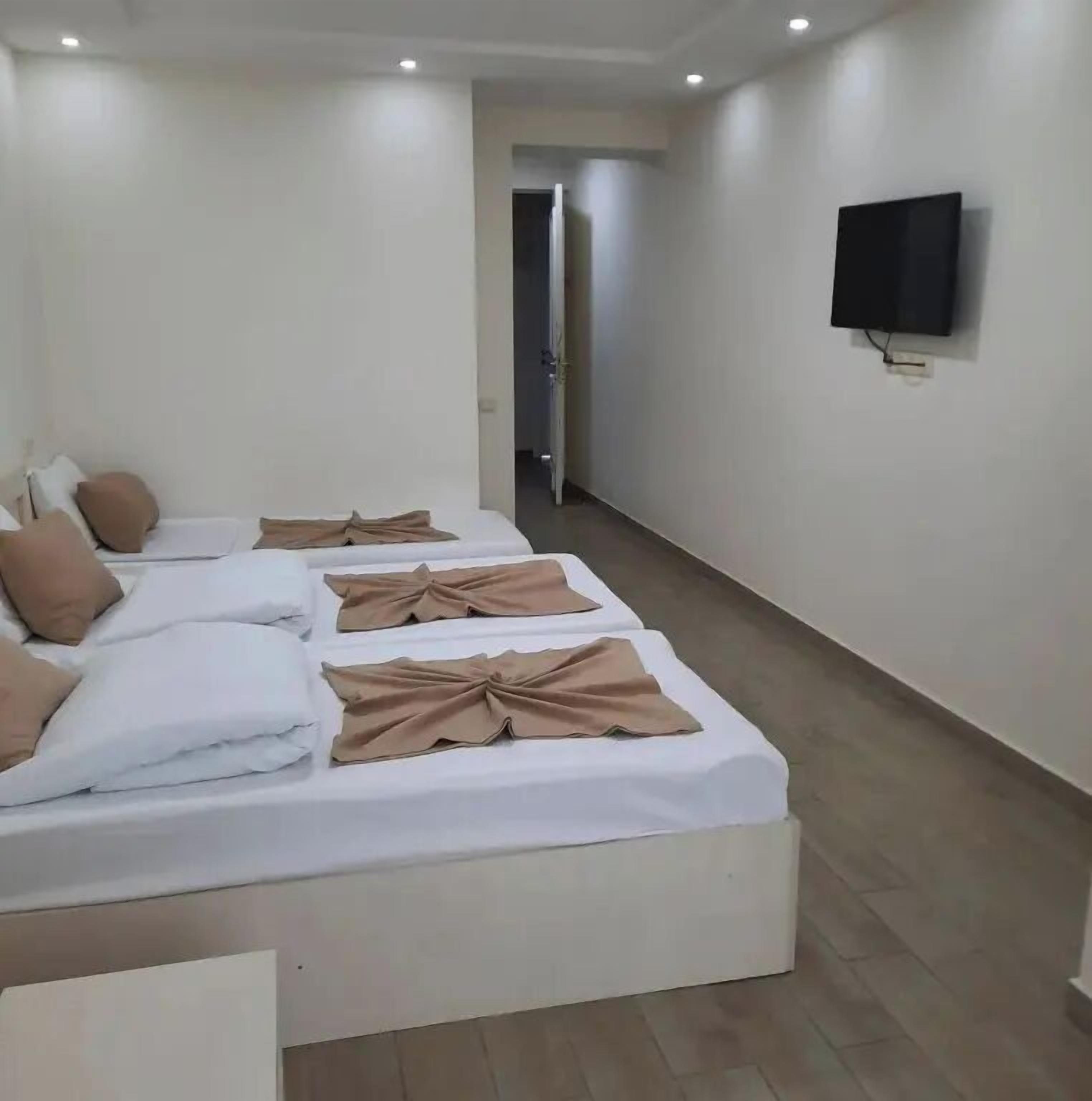 Premium bedding, blackout curtains, soundproofing, free WiFi