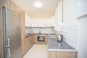 Fridge, microwave, oven, stovetop - Rhodes Marine New  House is located in the city of  Rhodes! (Rodos)