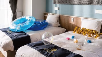 3 bedrooms, down duvets, desk, free WiFi