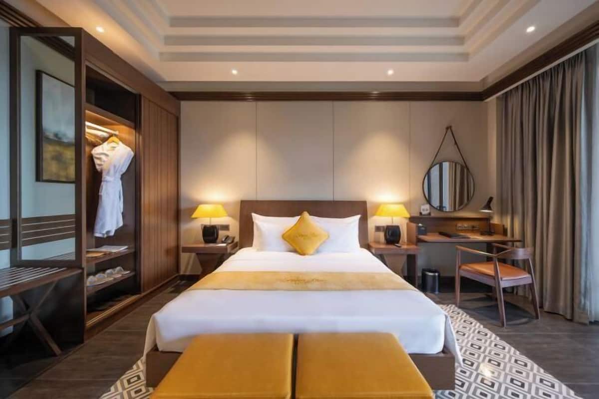 Ropa de cama de alta calidad y minibar