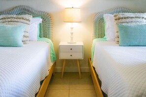 2 bedrooms, iron/ironing board, travel crib, free WiFi