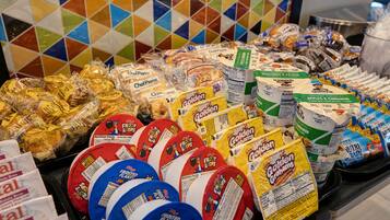 Free daily buffet breakfast