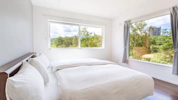 3 bilik tidur, gebar bulu kapas, dilengkapkan perabot secara berasingan