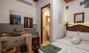Budget Room (only single and no twin room available) | In-room safe, desk, free WiFi, bed sheets - Pondok Taksu Bali (Kuta)