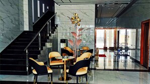 Sitteområde i lobbyen