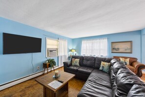 Cottage, 4 Bedrooms | Living room - Beach Front On The Bay In Our Rustic Beach 4 Bedroom Cottage by RedAwning (Norfolk)