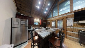 Cabin, 1 Bedroom | Private kitchen - Blessed Nest 1 Bedroom Cabin by RedAwning (Townsend)