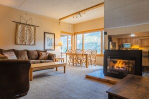 Condo, 2 Bedrooms | Living area | TV - Ski Condo With Short Walk to Lifts - SH501 by Redawning (Copper Mountain)