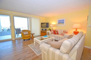 Condo, 2 Bedrooms | Living area | Streaming services - Thunder Island 112c 2 Bedroom Condo by RedAwning (Ocean City)