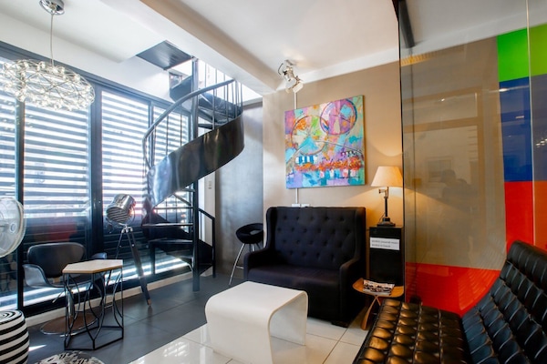 Sitteområde i lobbyen