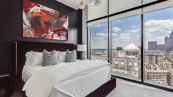 2 bedrooms, bed sheets