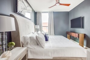 1 habitación y ropa de cama 