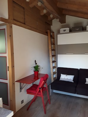 Smart TV, stereo - Chalet type studio with terrace (LES CARROZ D ARACHES)