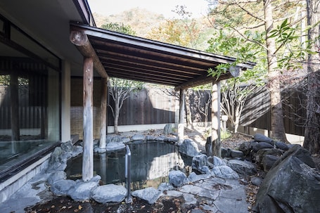 Fontes termais. Sakahijiri Hotel in Nikko