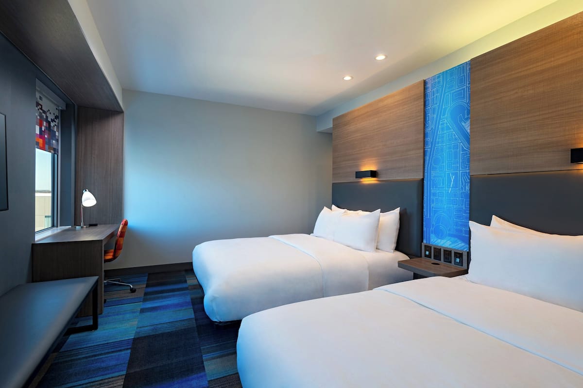 in-room safe, desk, laptop workspace, iron/ironing board