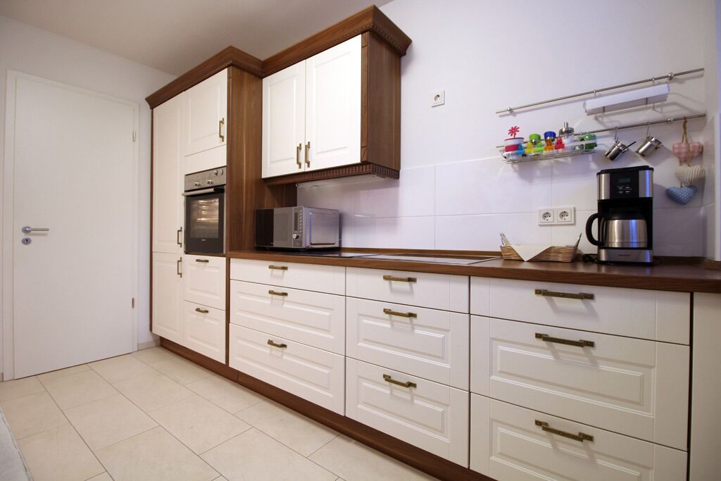 디럭스 아파트, 침실 2개, 장애인 지원 (Pearl Royale) | 전용 주방 | 냉장고, 전자레인지, 오븐, 쿡탑