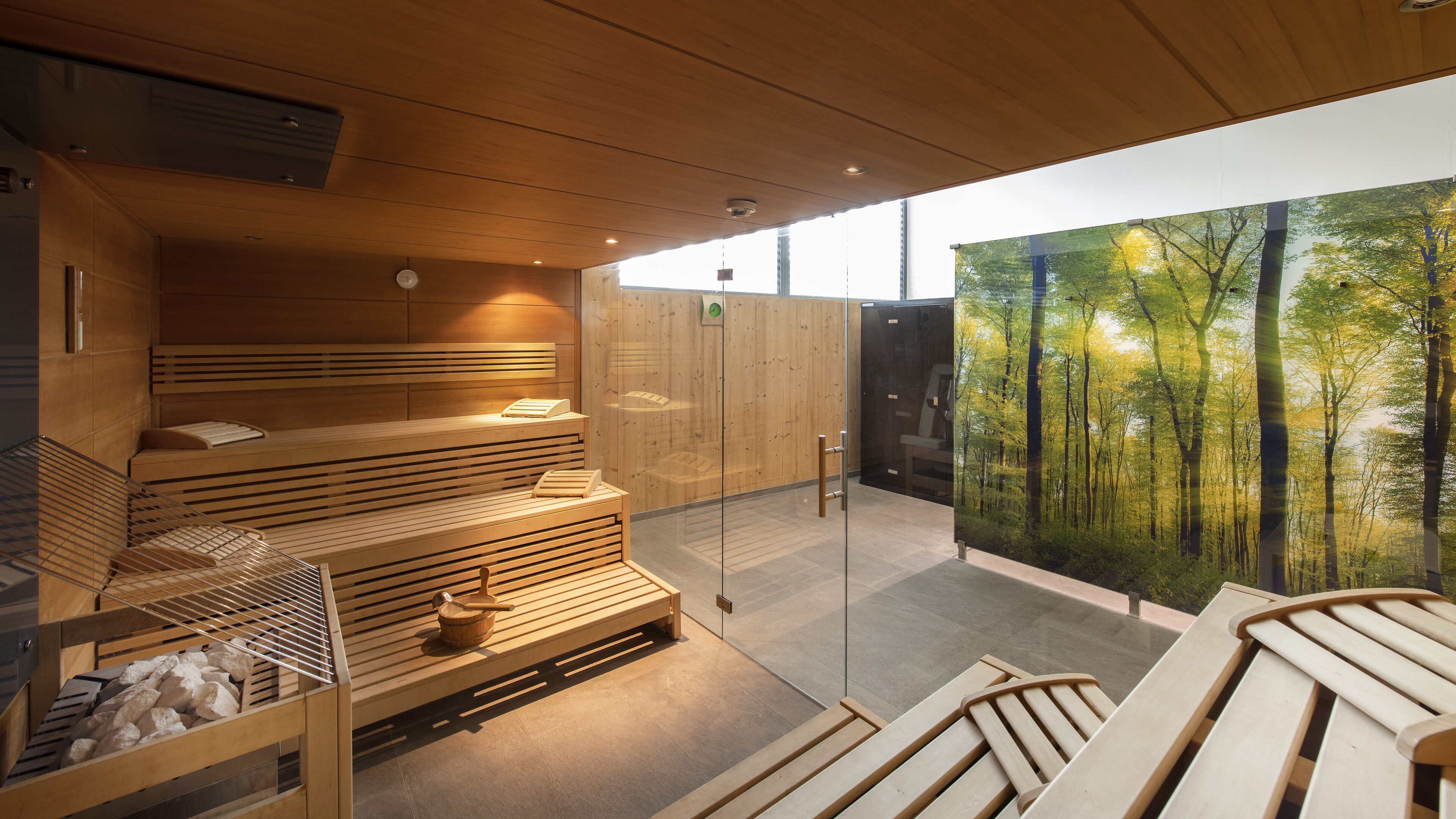 sauna, steam room, massages