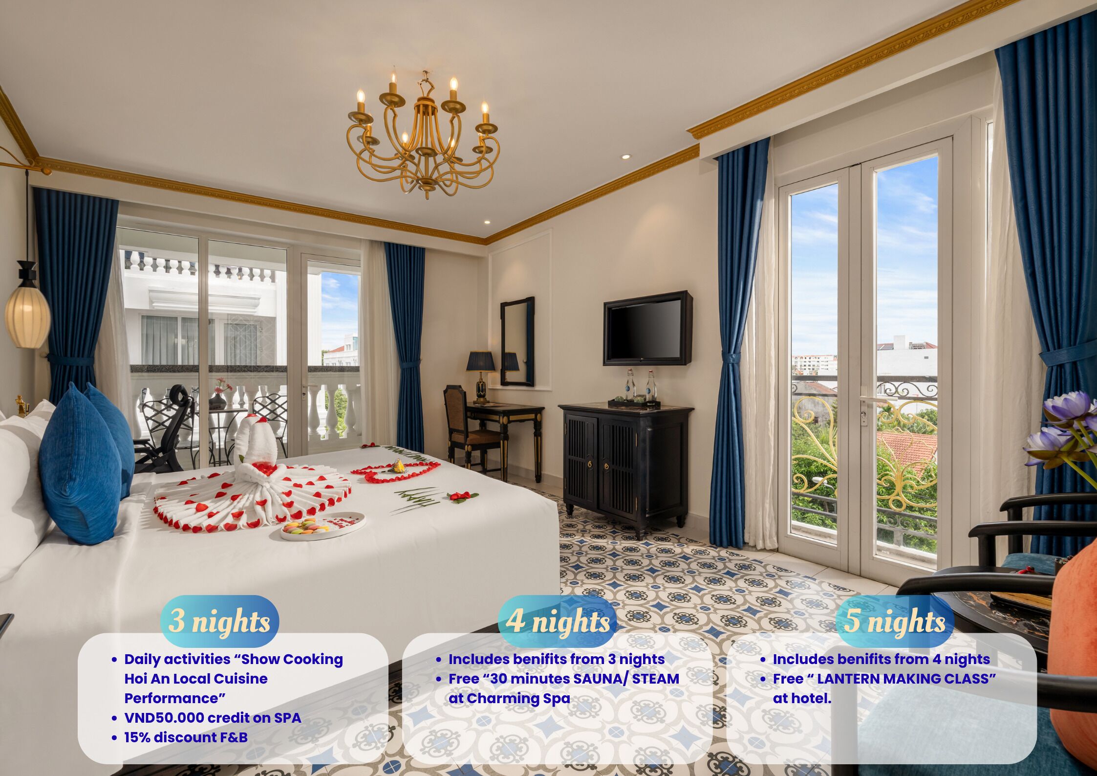 Familienzimmer, 2 Schlafzimmer, Poolblick | Hochwertige Bettwaren, Betten mit Memory-Foam-Matratzen, Minibar