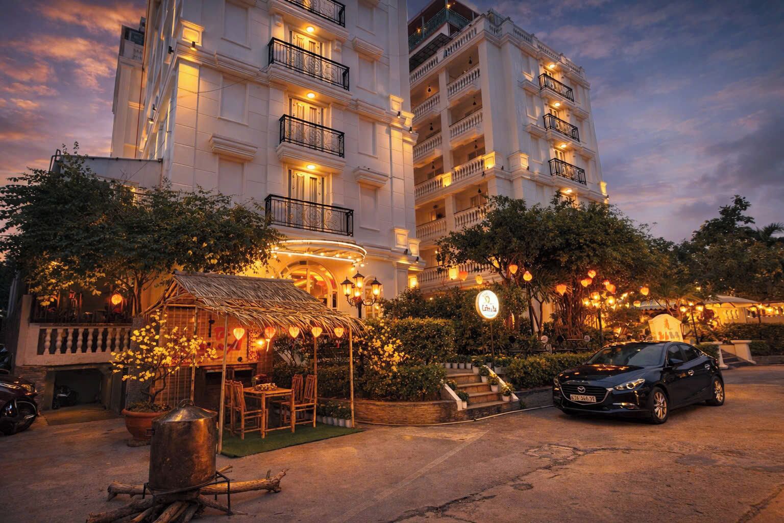 Façade de l’hébergement