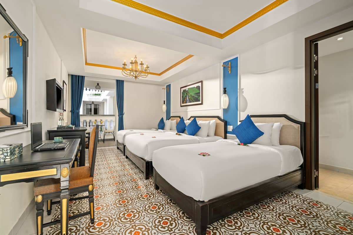 1 habitación y ropa de cama de alta calidad