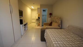 Apartamento (1 Bedroom) | 1 quarto, roupa de cama