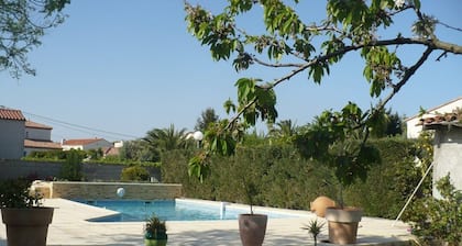 Quiet villa with private pool well equipped and well located
