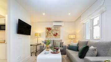 Televisión 32 pulgadas con canales de televisión por cable