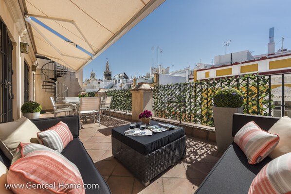 Lejlighed (1 Bedroom) | Terrasse/gårdhave