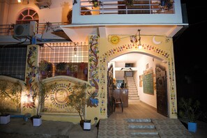 Majoituspaikan julkisivu