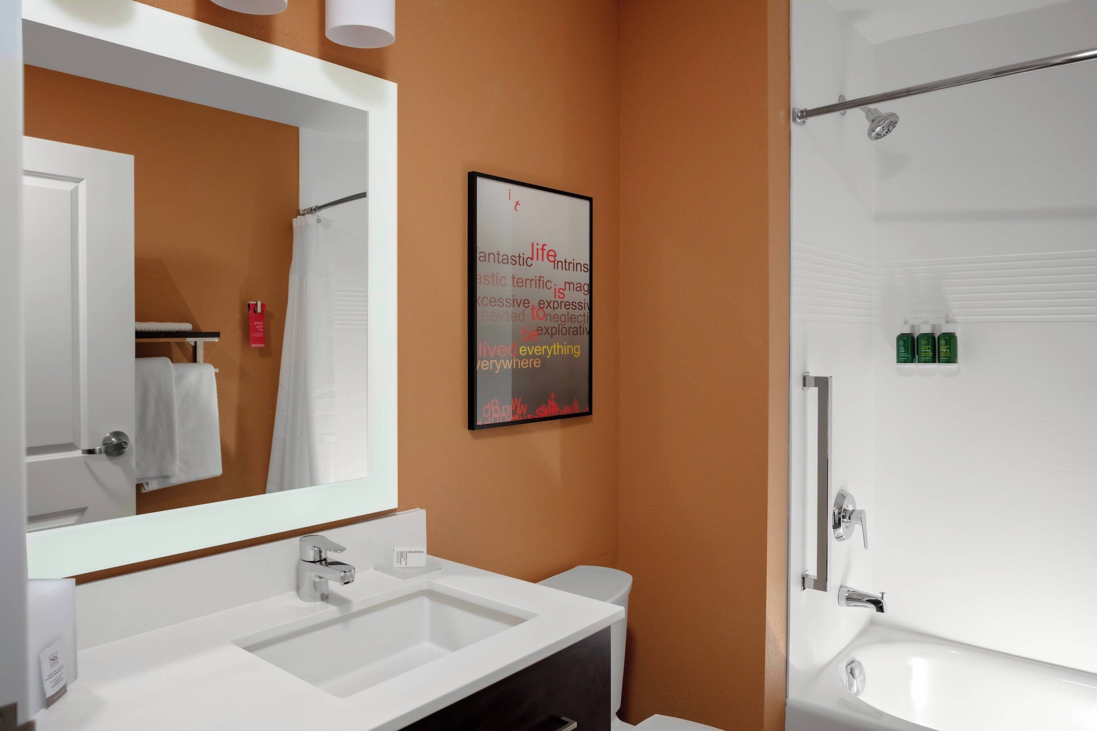 free toiletries, hair dryer, towels, soap