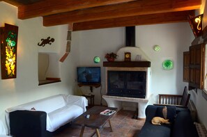 TV, fireplace, ping pong