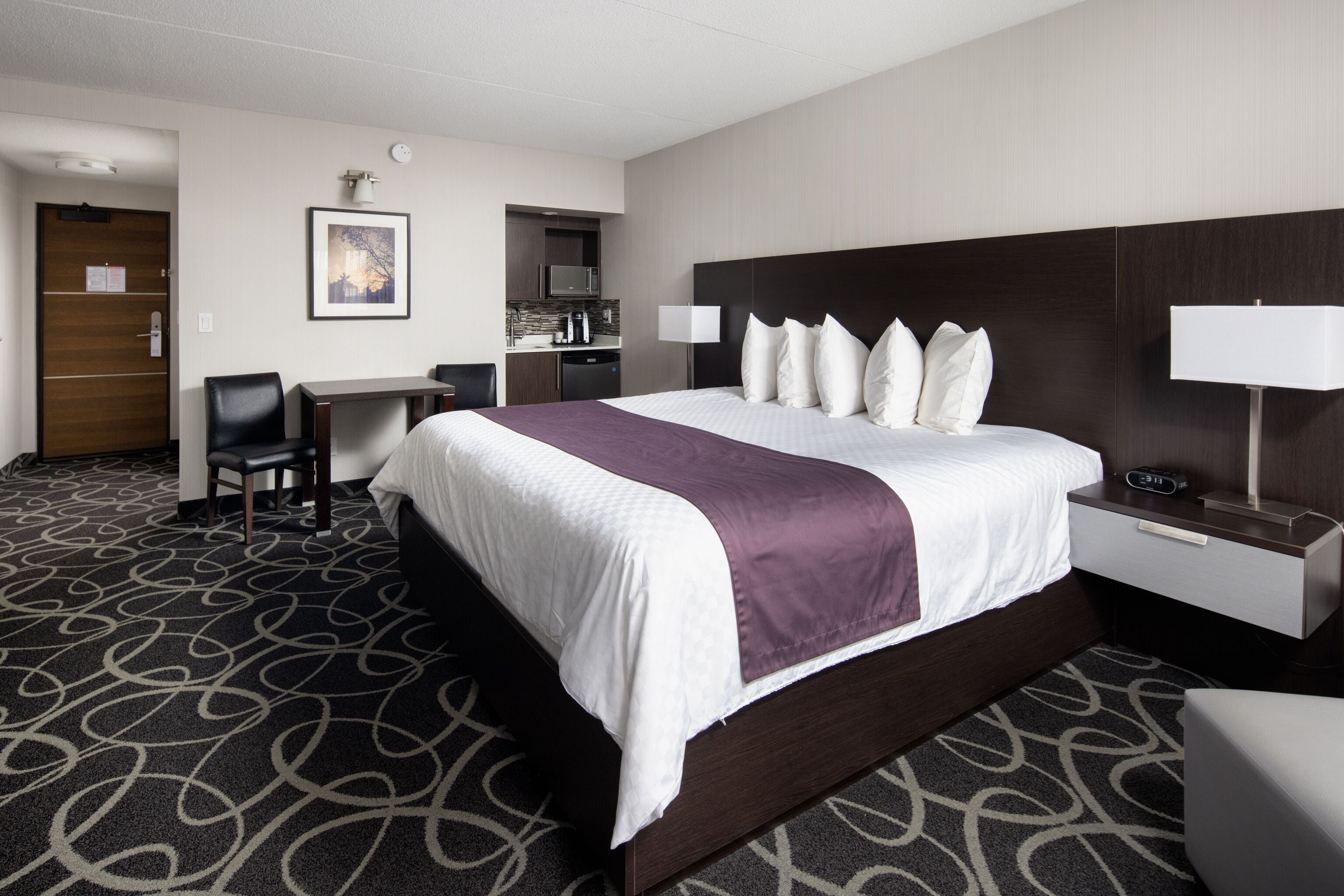 blackout curtains, iron/ironing board, free wifi, bed sheets