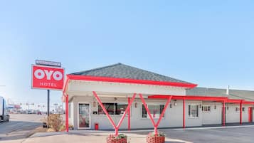 Vista frontal de la propiedad