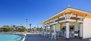 Poolside bar