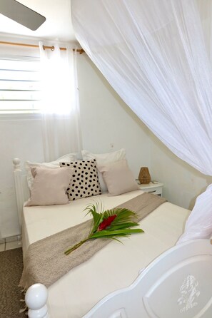 1 bedroom, iron/ironing board, travel crib, free WiFi