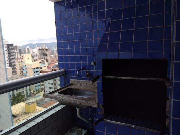 Blick von der Unterkunft