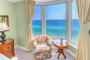 Condo, Multiple Beds, Balcony, Ocean View (Emerald Beach Resort 2025) | Living area