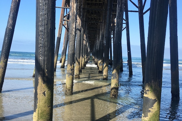 Tæt på stranden, liggestole, badehåndklæder