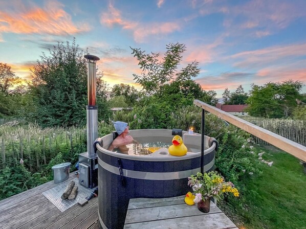 Bain à remous extérieur