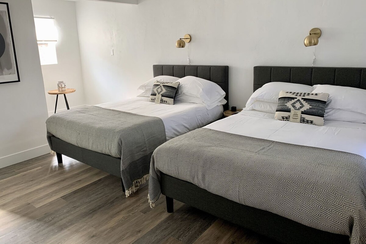 Blackout drapes, iron/ironing board, WiFi (free), bed sheets