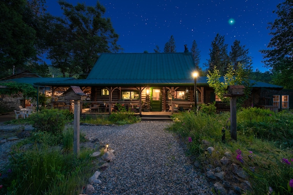 Front of property – evening/night