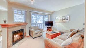 Townhome, 3 Bedrooms, Hot Tub (Sunpath #05) | Living room - Stoney Creek Sunpath by Vacasa (Whistler)