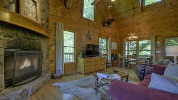 Cabin | Living room | Flat-screen TV, DVD player