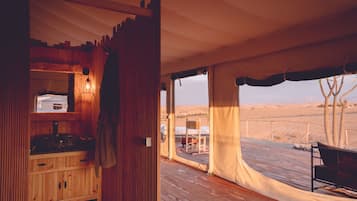 Luxury Family Tent | In-room safe, wheelchair access