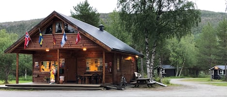 Façade de l’hébergement