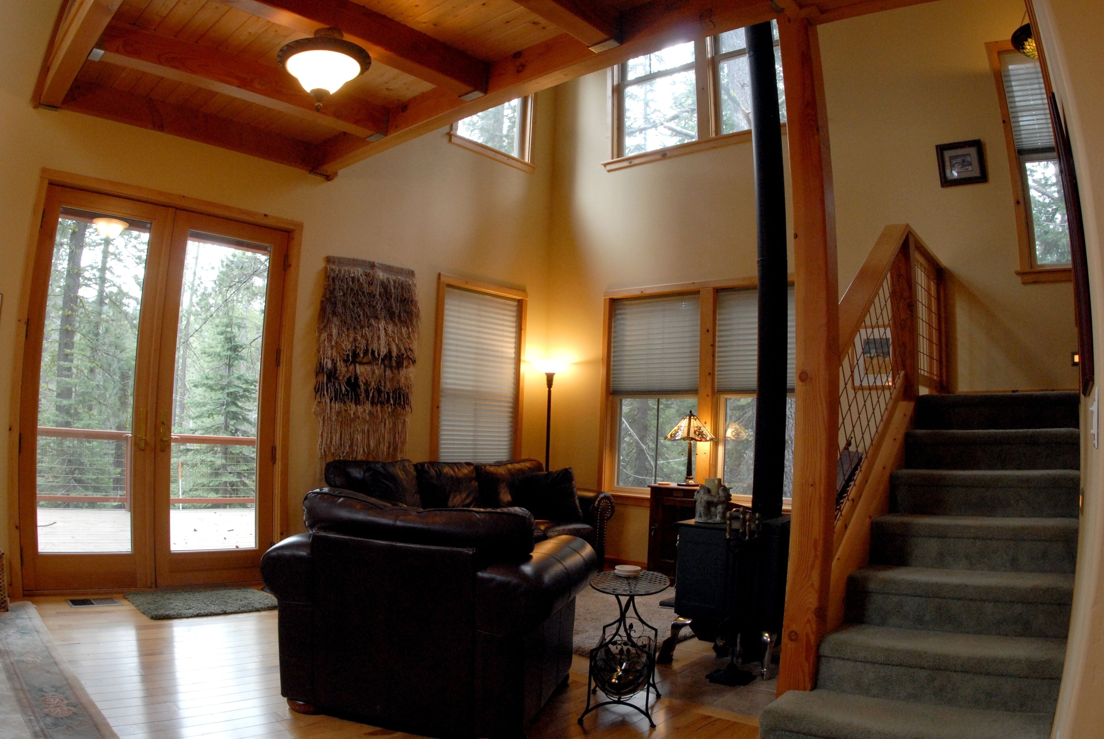 Downstairs Living area and stairs