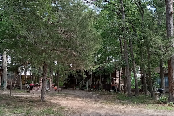 Pic of all 3 of our cabins and their proximity to each other. All on VRBO.